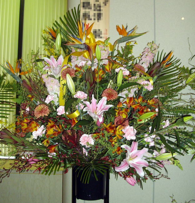 st03-4 スタンド花 ¥20,000.-