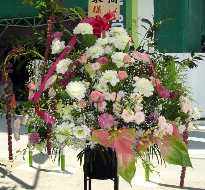st7-5 スタンド花 ¥20,000.-