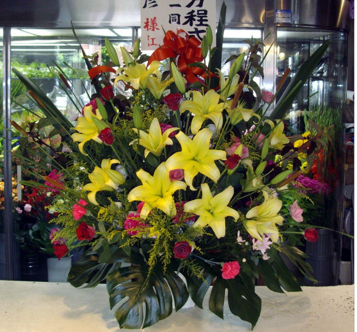 st7-6 スタンド花 ¥20,000.-